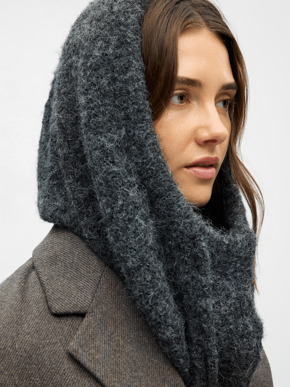 OBJMILU Hat - Dark Grey Melange - VERO MODA & VILA Bergvik